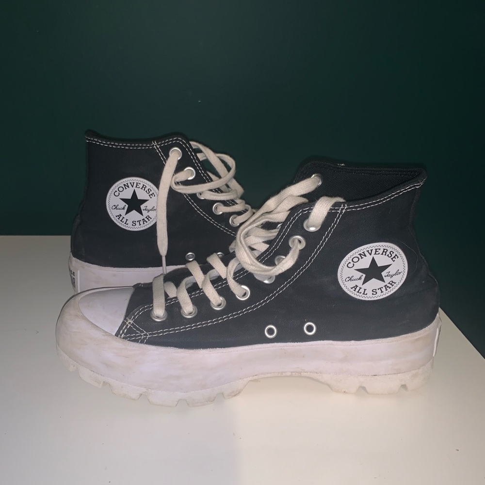 Black Platform Converse - image 1